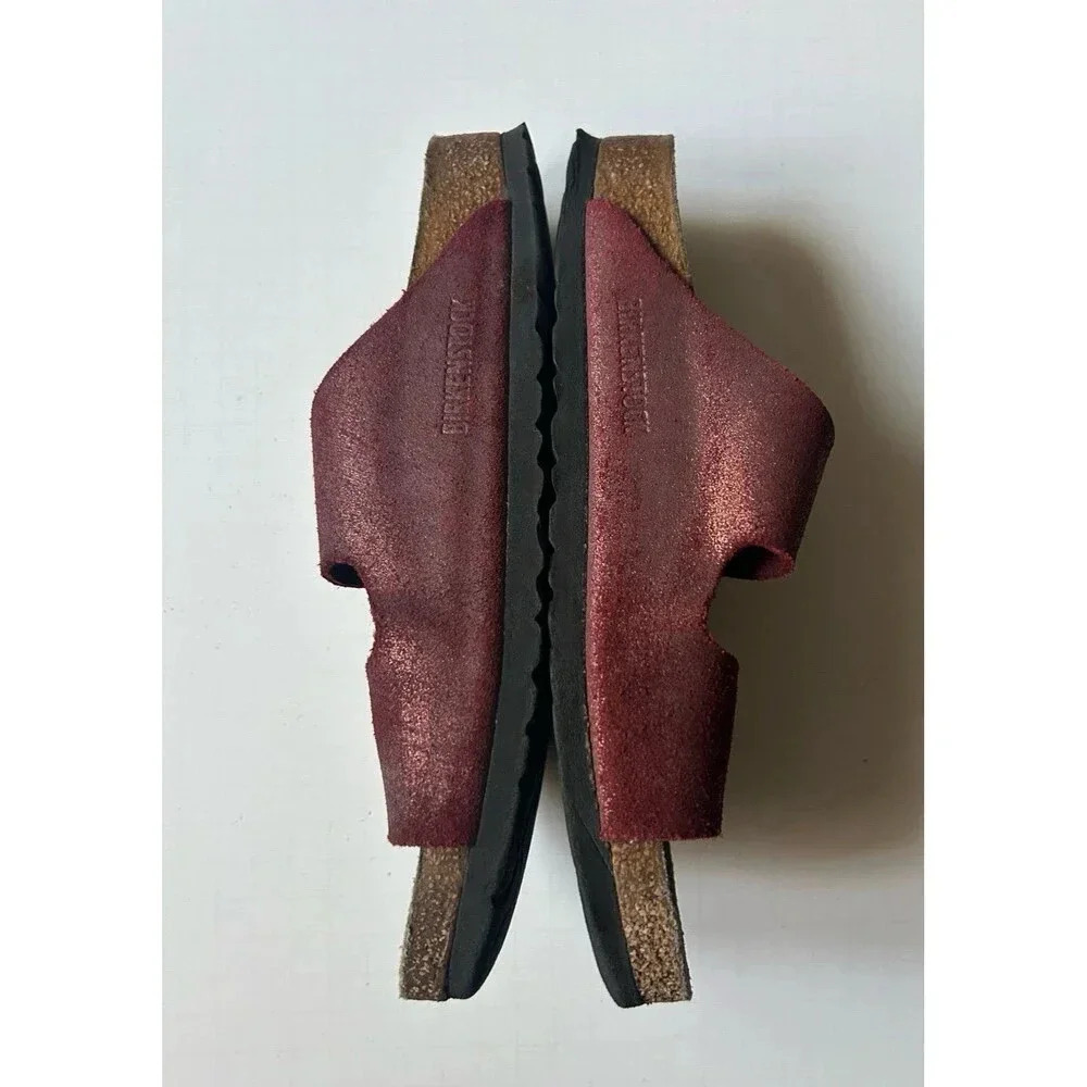 Birkenstock Arizona Slide sandals size 38 Red - Picture 2 of 7